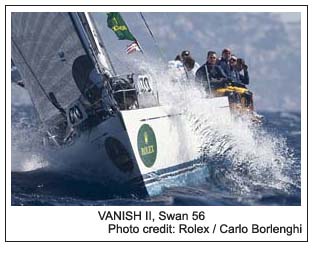 VANISH II Swan 56, Photo credit: Rolex / Carlo Borlenghi